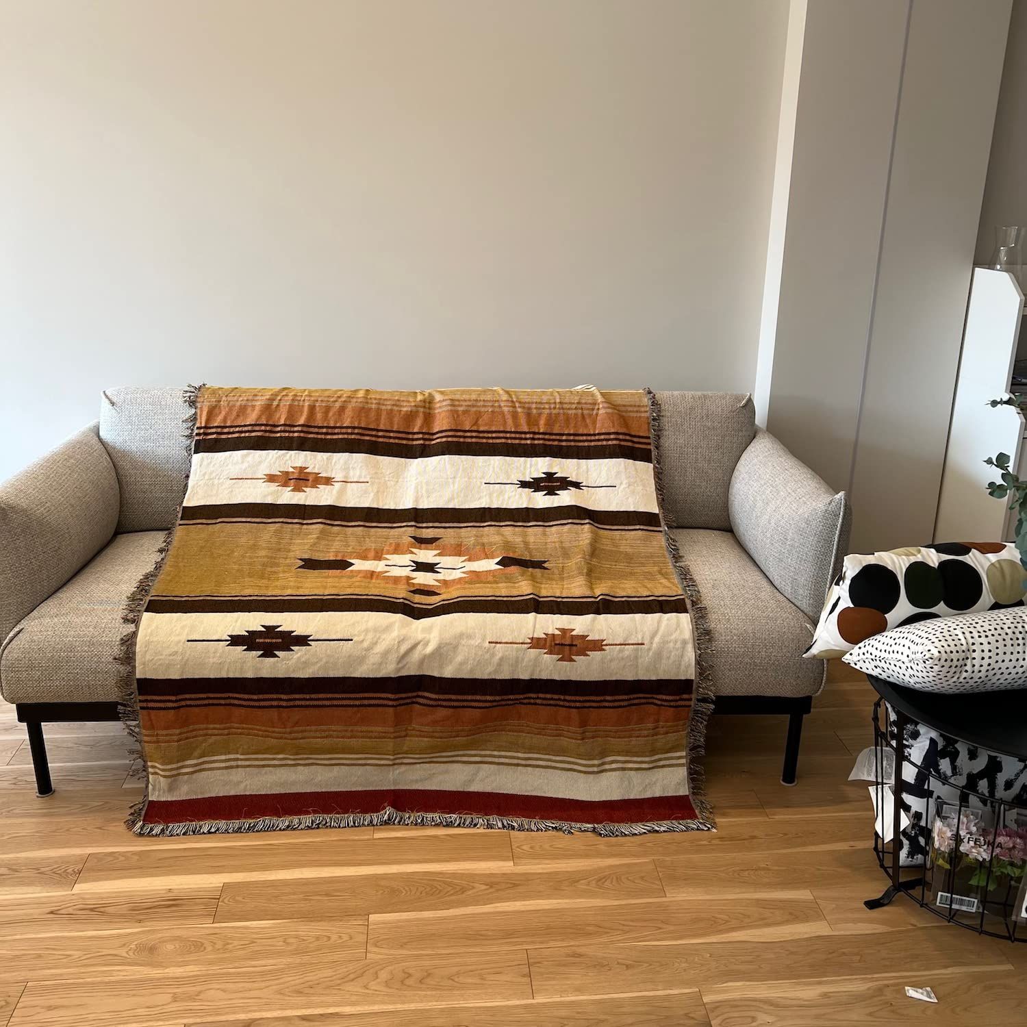ネイティブ　ブランケット　マルチカバー　ソファーカバー　ラグ　169x111 71k91Ena24L._AC_UF350,