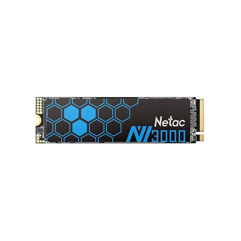Netac M.2 SSD 2TB PCIe Gen3.0x4 NVME1.4 放熱シート付き最大3，300MB/秒 （ 3D Nand採用 ） SSD デスクトップ - NV3000 内蔵型SSD 静音性・低消費電力・耐振動・耐衝撃性