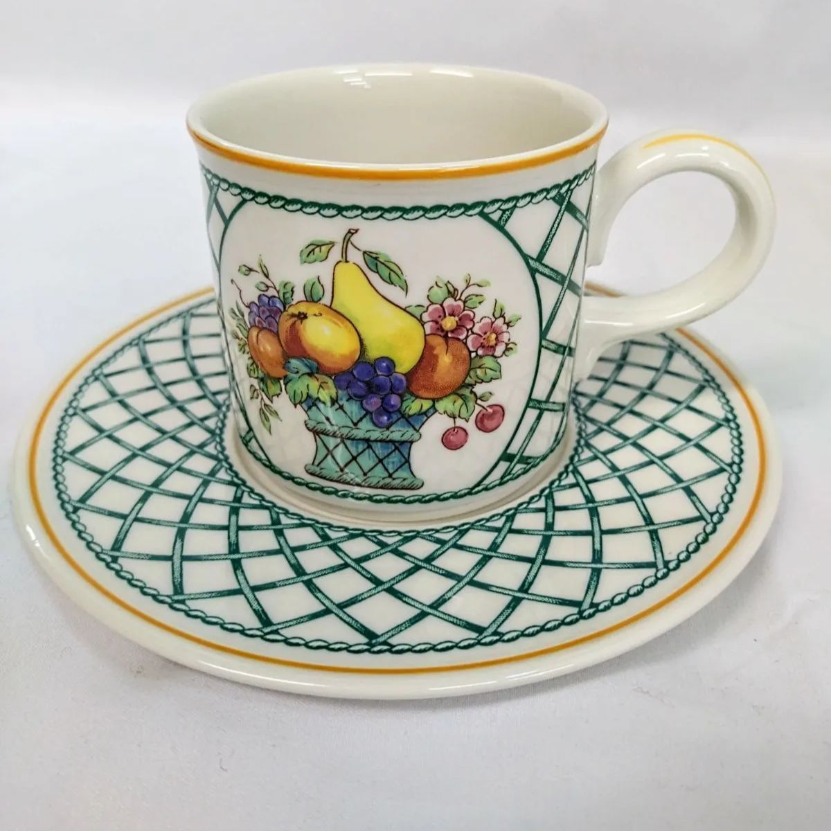 ビレロイ&ボッホ Basket カップ&ソーサー 5客セット