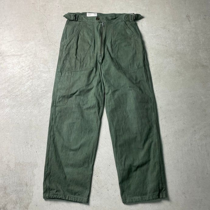 70年代 フランス軍 AIR FORCE メカニックパンツ ユーロミリタリー 