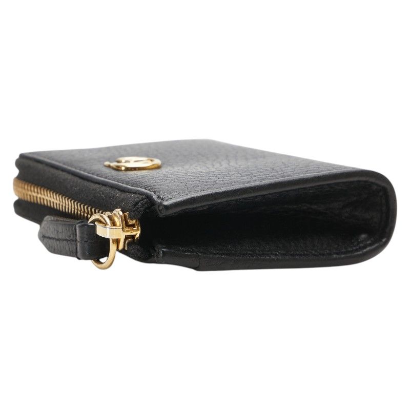 美品 グッチ マーモント ケース 小銭入れ レザー GG柄 ブラック 財布 グッチ644406/レザー/GGマーモント/コインケース/ブランド/小銭入れ GG