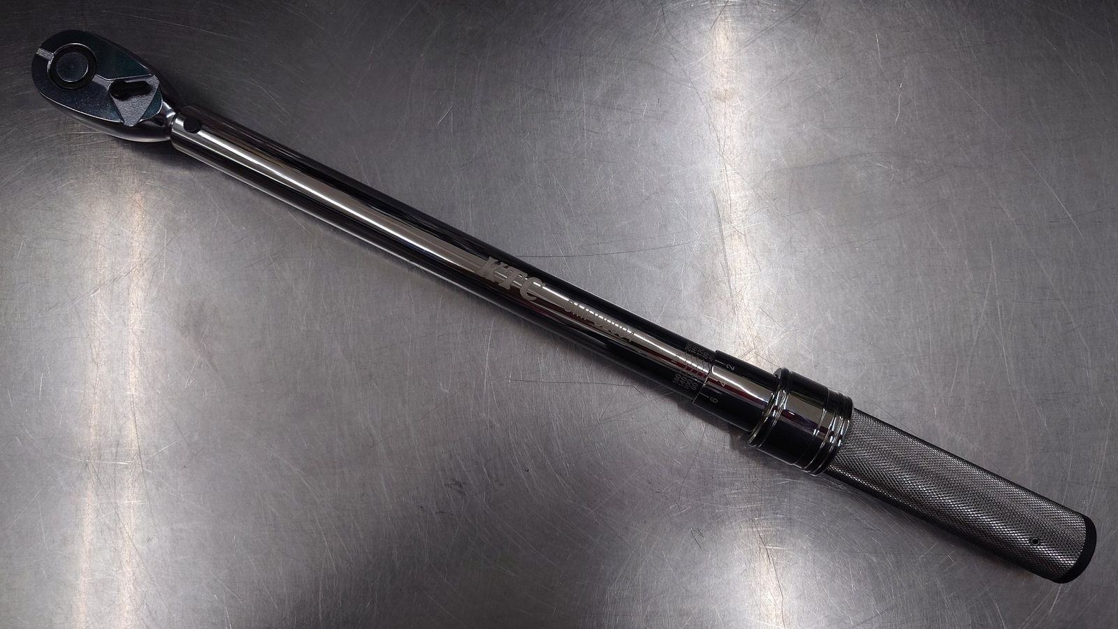 チェリー材】 KTC 12.7sqプレセット型トルクレンチ CMPC2004 中古美 