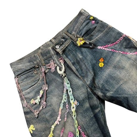 ACNE STUDIOS】25SS CHAIN PRINT LOOSE FIT DENIM アクネ