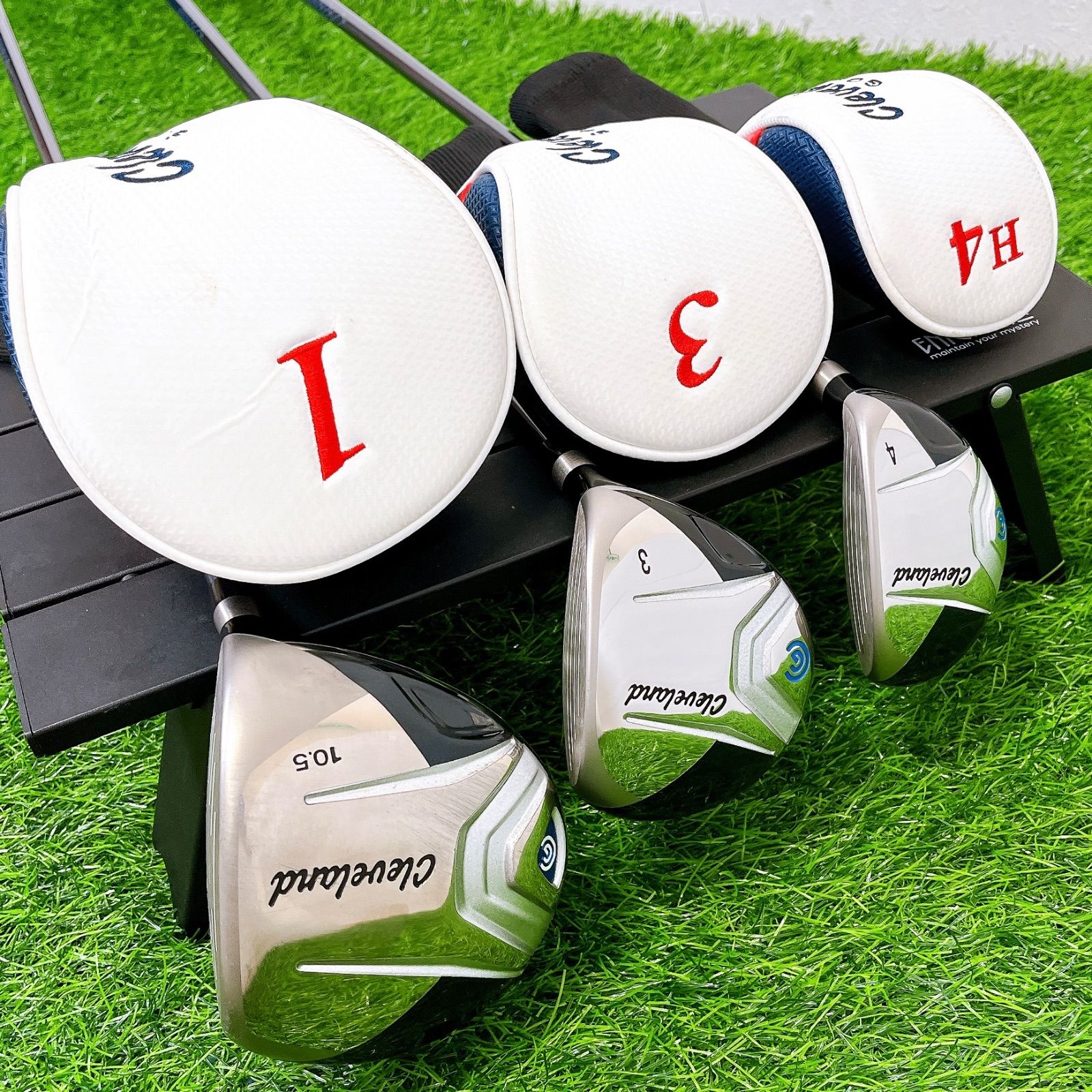 【初心者様オススメ!!】クリーブランド 11本 ゴルフクラブセット　メンズ メンズ ゴルフクラブ 11本セット BOX SET《キャディバッグ付⁄クリーブランド BOX SET オリジナル カーボンシャフト》