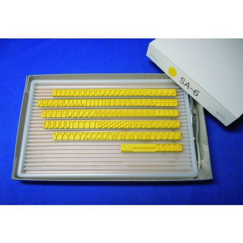 テクノマーク 活字ＳＡ−６ 英字セット