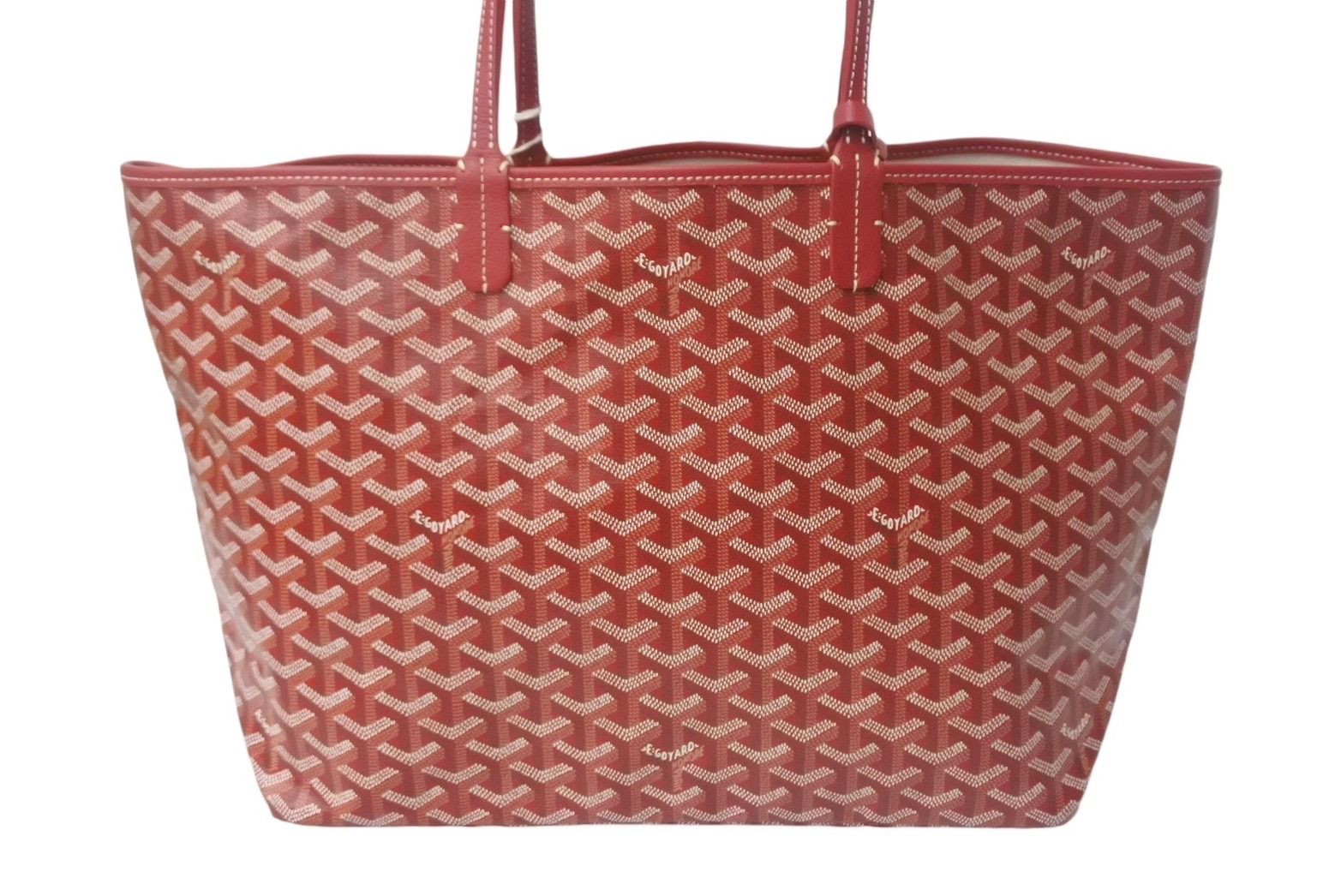 新品未使用 GOYARD ゴヤール サンルイPM トートバッグ レッド スヌーピーコラボ PVC×レザー STLOUIPMLTY02CL02P 中古  4c067980 - メルカリ