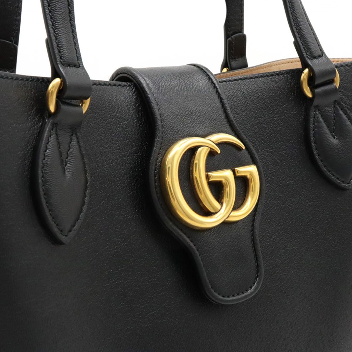 【関税込み】 GUCCI ダリア マーモント ポーチ付き トートバッグ GUCCI》マーモント ダリア トートバッグ (GUCCI/トートバッグ