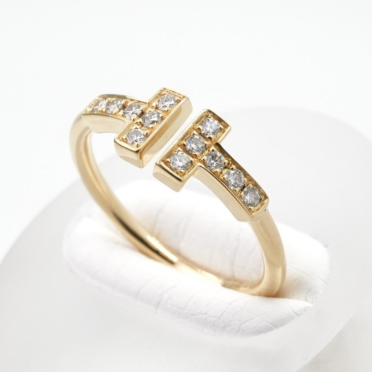 ティファニー TIFFANY&Co. ダイヤモンド ワイヤー リング Tワイヤー  