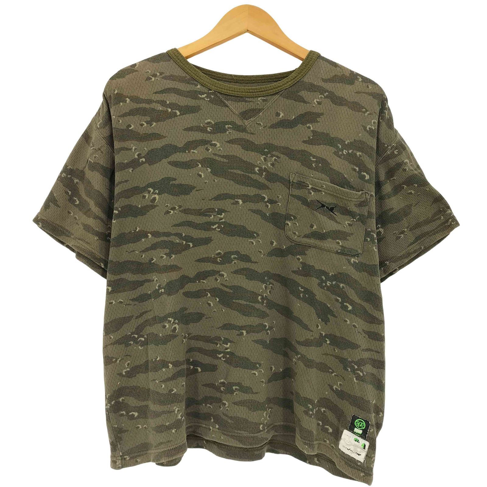 アンダーカバー UNDERCOVER 迷彩 タイガーカモ サーマルTシャツ メンズ 