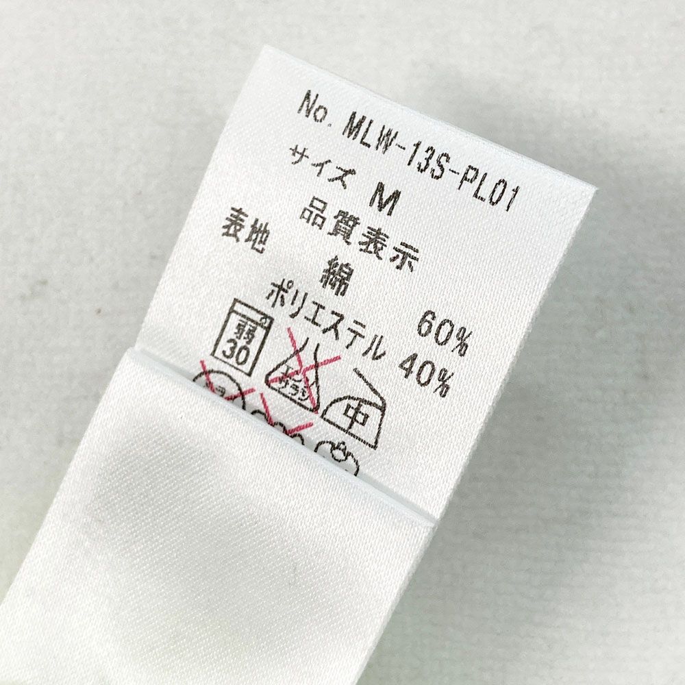 サイズ：M MARK&LONA マークアンドロナ MLW-13S-PL01 ポロシャツ