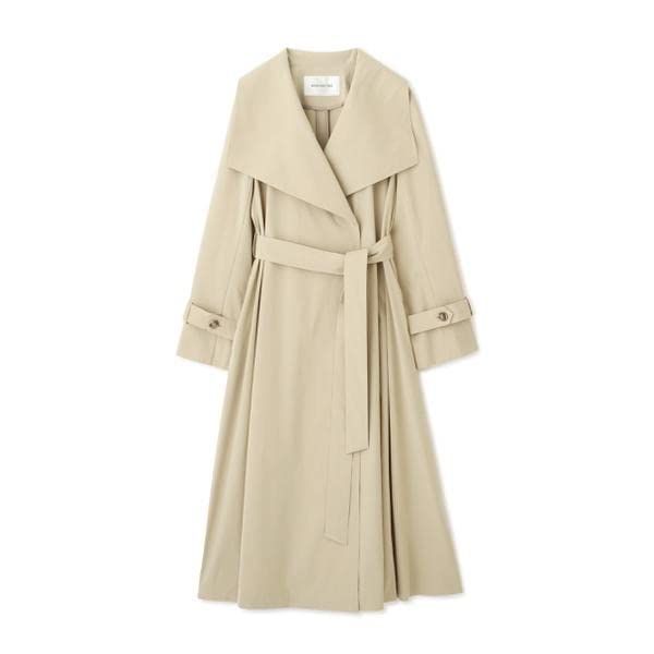 ナチュラルビューティーベーシック ドレスコート デザイン フ コート レディース ブルー