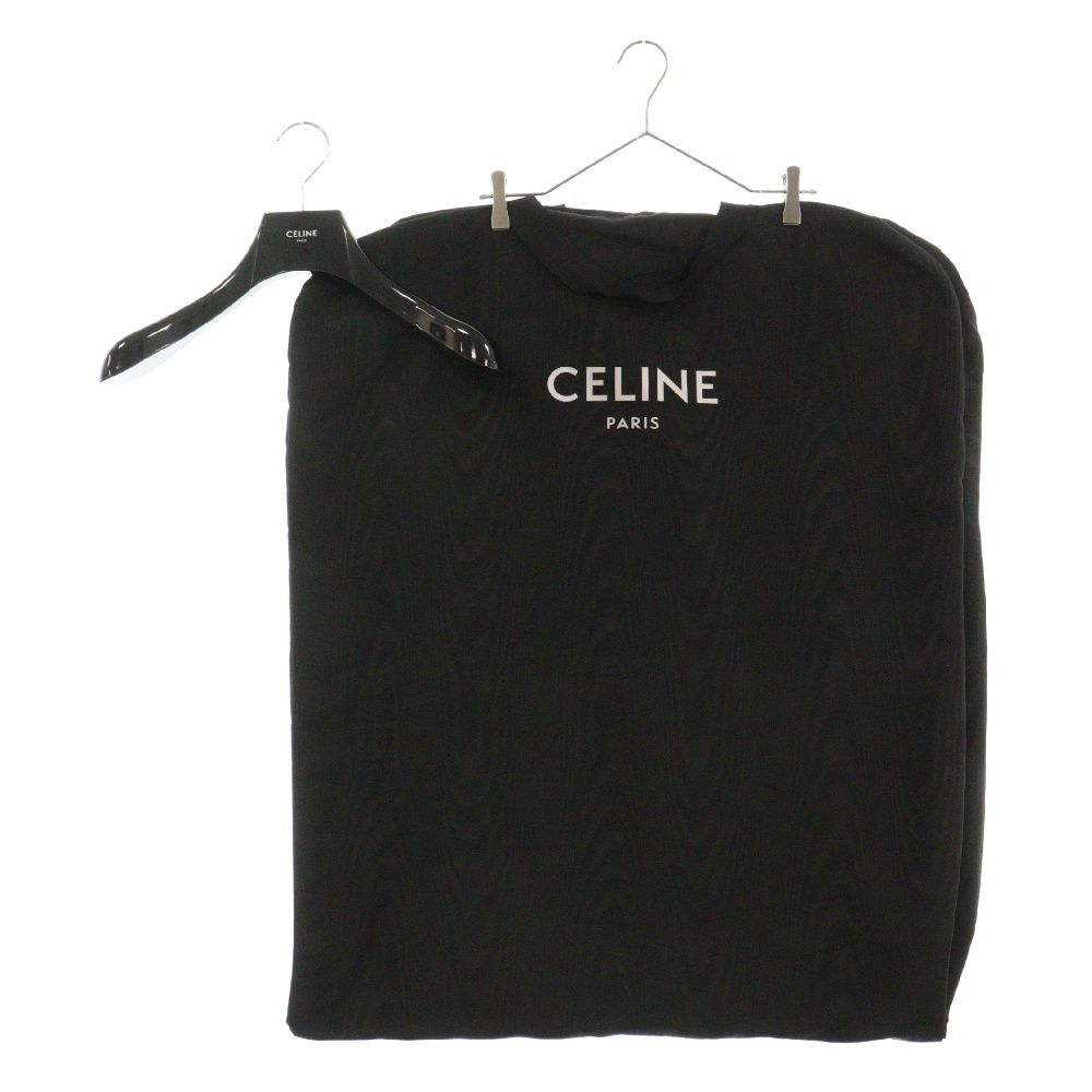 CELINE (セリーヌ) Double-Breasted Long Blazer In Tennis stripped
