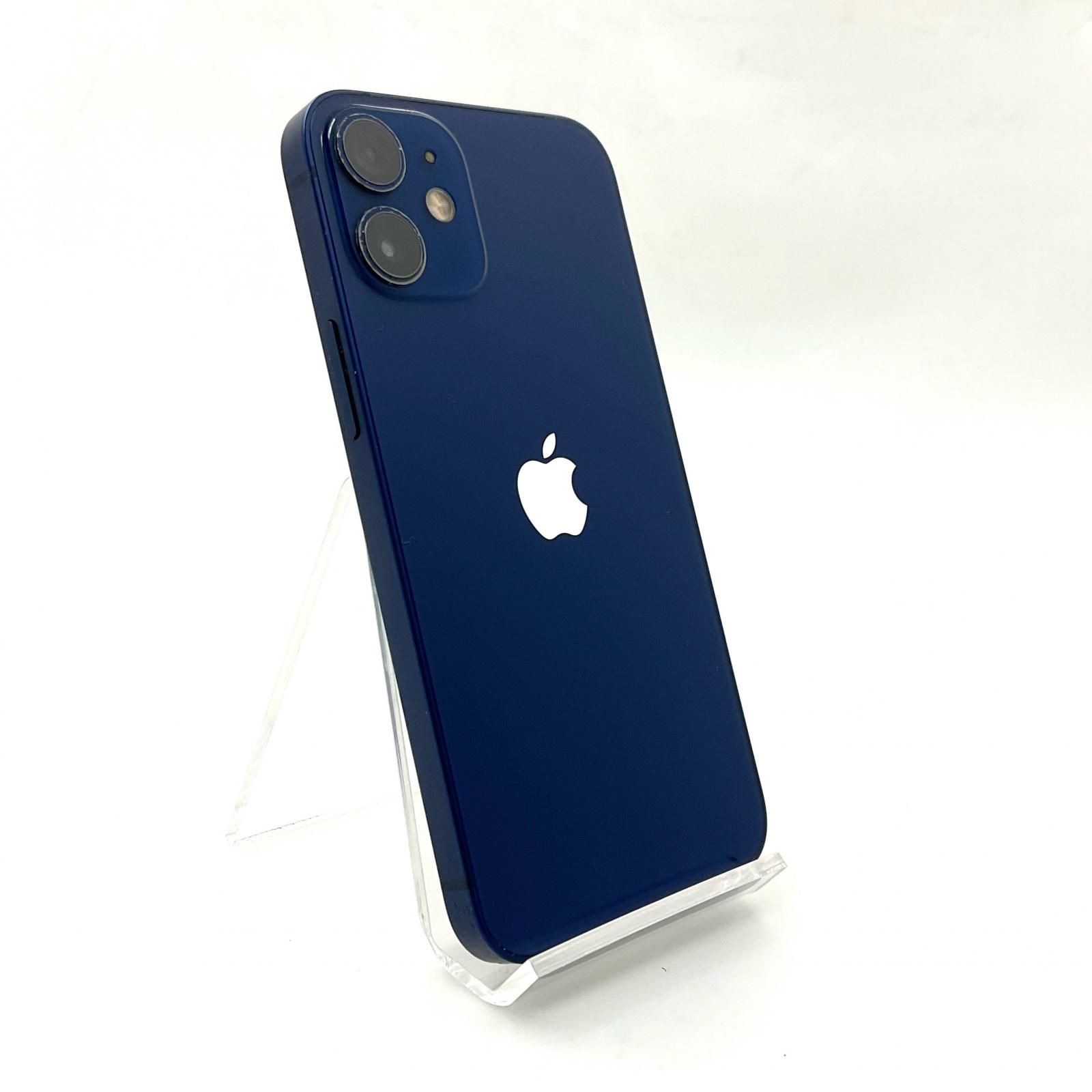 【全額返金保証】【最速発送】Apple iPhone 12 mini 128GB ブルー Softbank 白ロム 動作確認済 68%