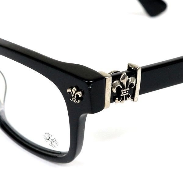 CHROME HEARTS 銀座店 クロムハーツ 【GITTIN ANY？】メガネ アイウェア メンズ SV925 黒 95976 - メルカリ