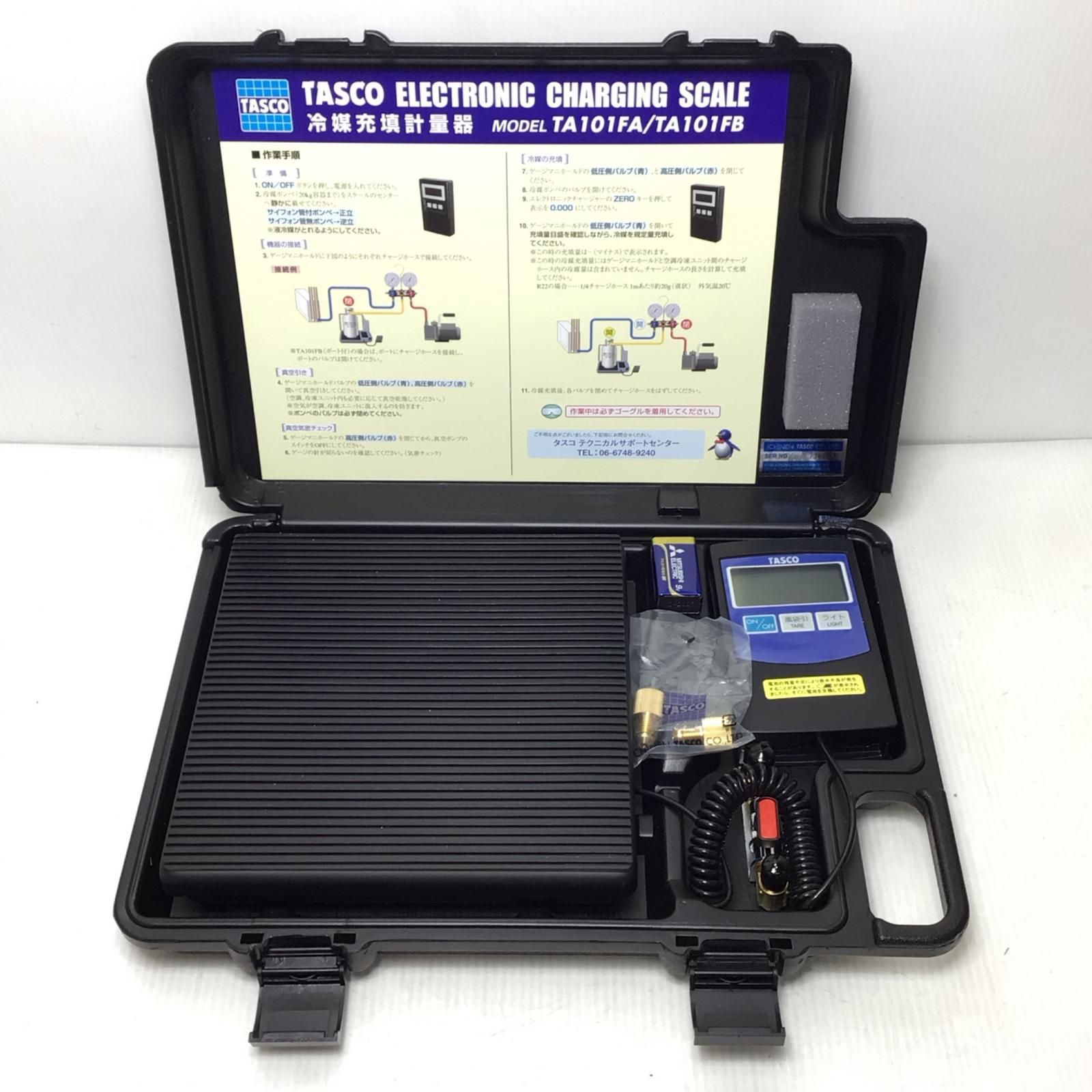 ΘΘイチネンTASCO 高精度エレクトロニックチャージングスケール 程度A 通電チェックのみ TA101FA