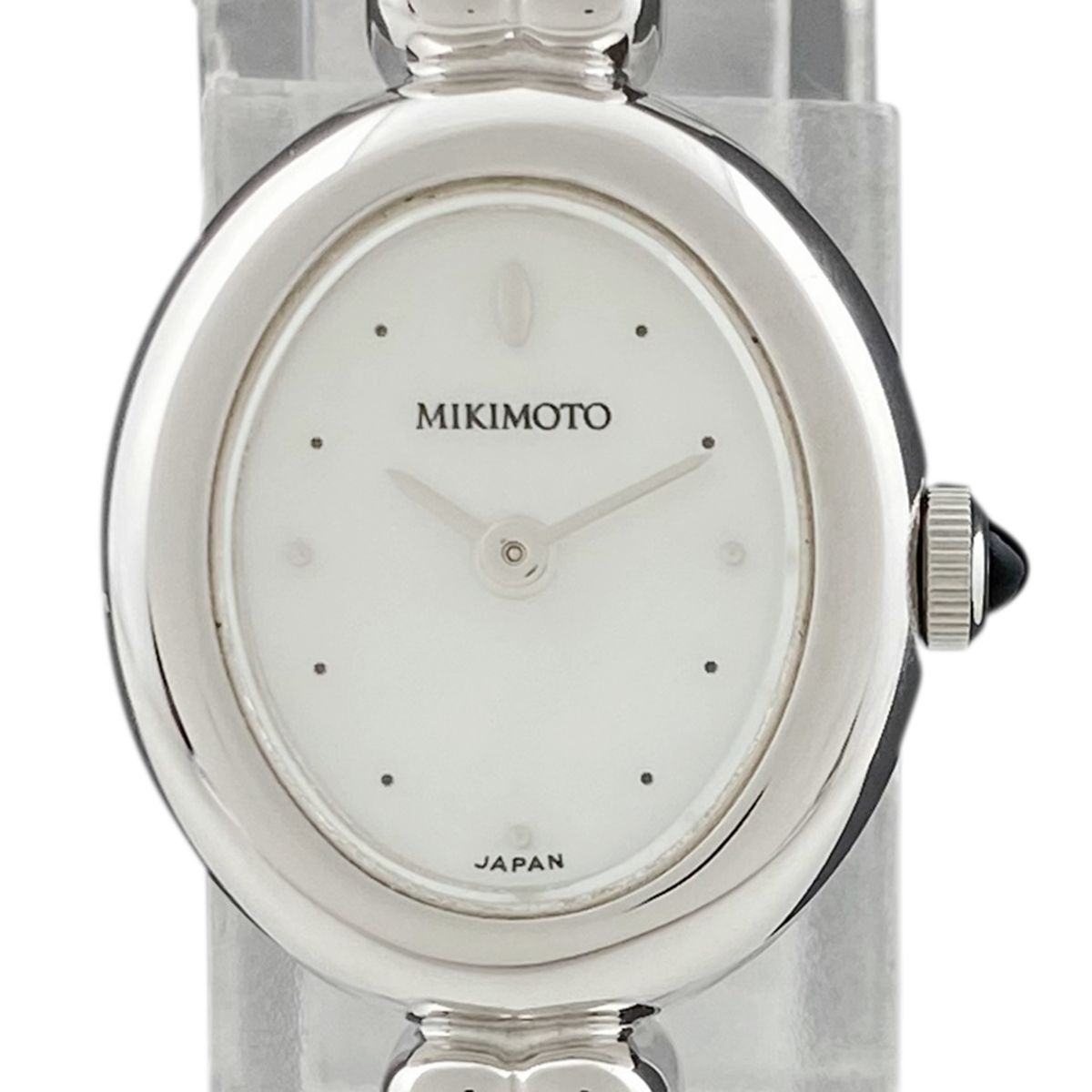 ミキモト MIKIMOTO パール ブレスウォッチ シェル 1E20-3041 腕時計 SS