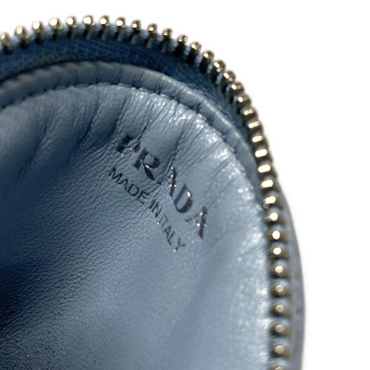 PRADA PRADA　サフィアーノレザー コインケース ライトブルー Prada サフィアーノレザー コインケース | ブルー | FARFETCH JP