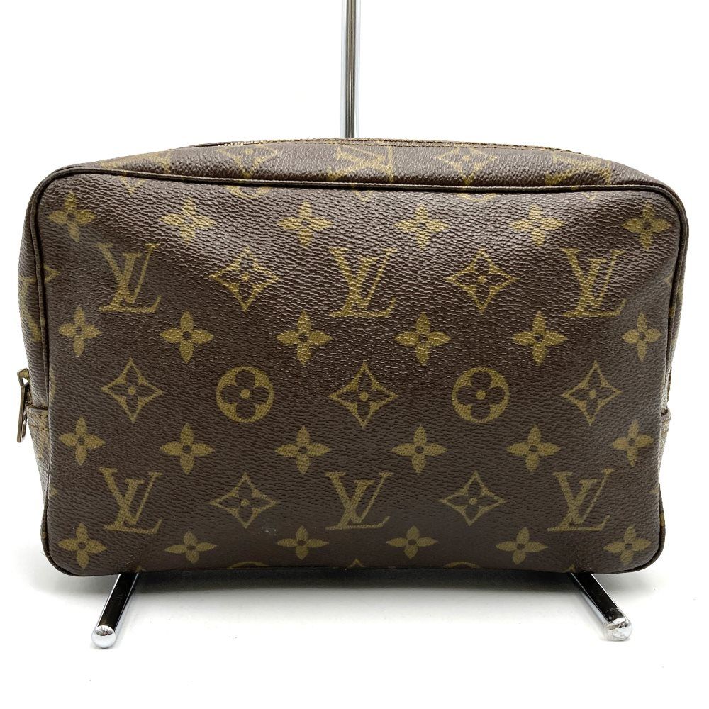 LOUIS VUITTON ルイ・ヴィトン トゥルーストワレット23 化粧ポーチ メイク コスメ クラッチバッグ モノグラムキャンバス ブラウン 茶  M47524 レディースファッション - メルカリ