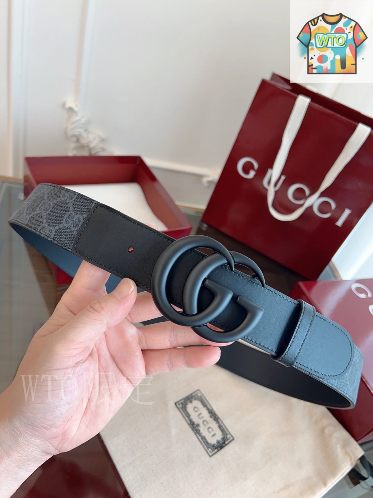 即購入値下げコメントお願いします❁ GUCCI グッチ ベルト 今日特価】Gucci グッチ レザーベルト-3 - メルカリ