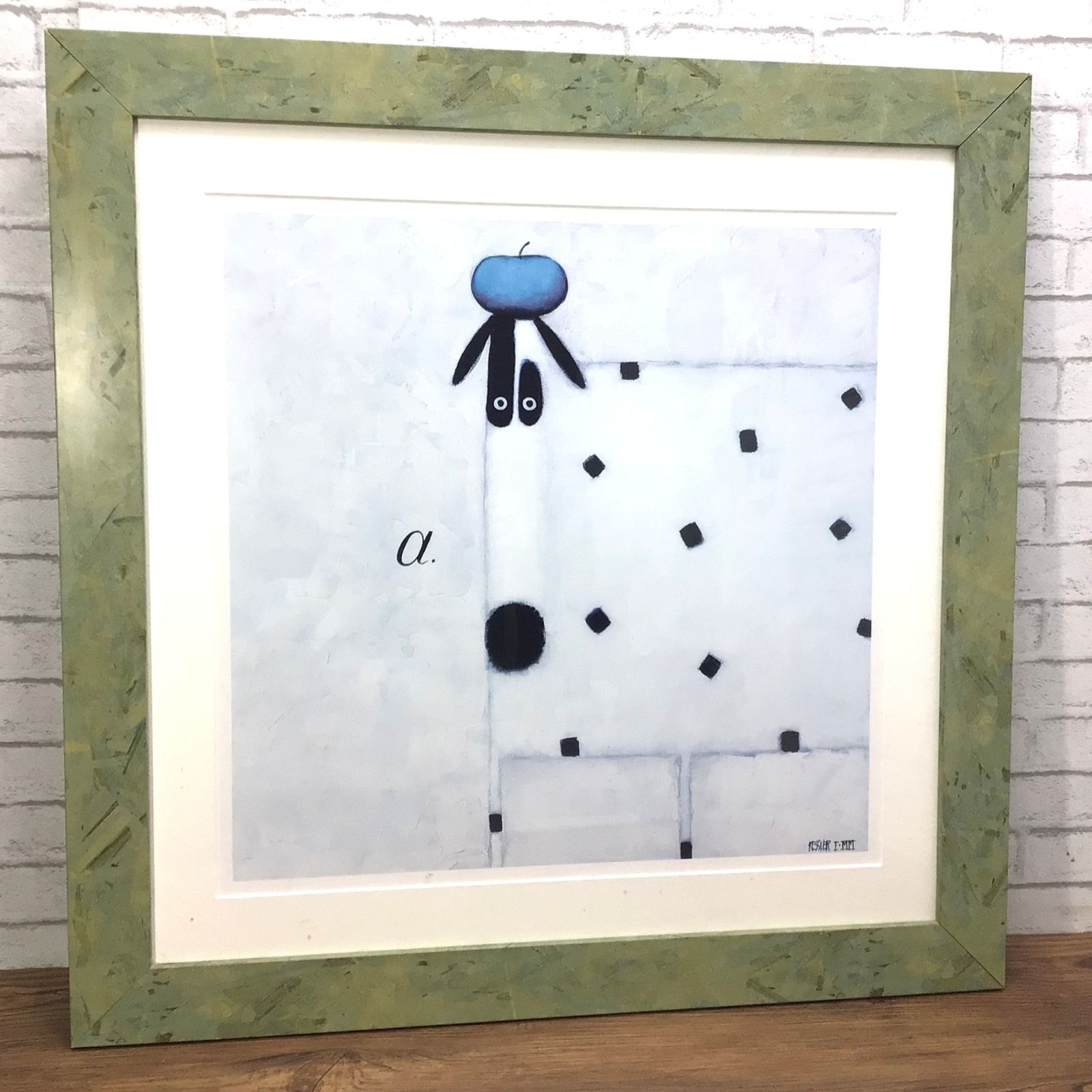 ダニエル　パトリック　ケスラー （Kessler）アートフレーム　犬の絵画 Amazon.com: Daniel Patrick Kessler 'Rainbow Dogs' Matted