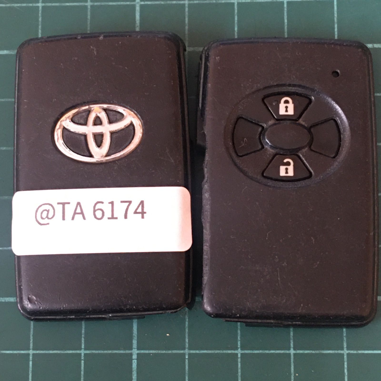 ◆C3437 トヨタ純正 スマートキー キーレス キー 2ボタン 品番:271451-6340 ヴァンガード RAV4 等 全国