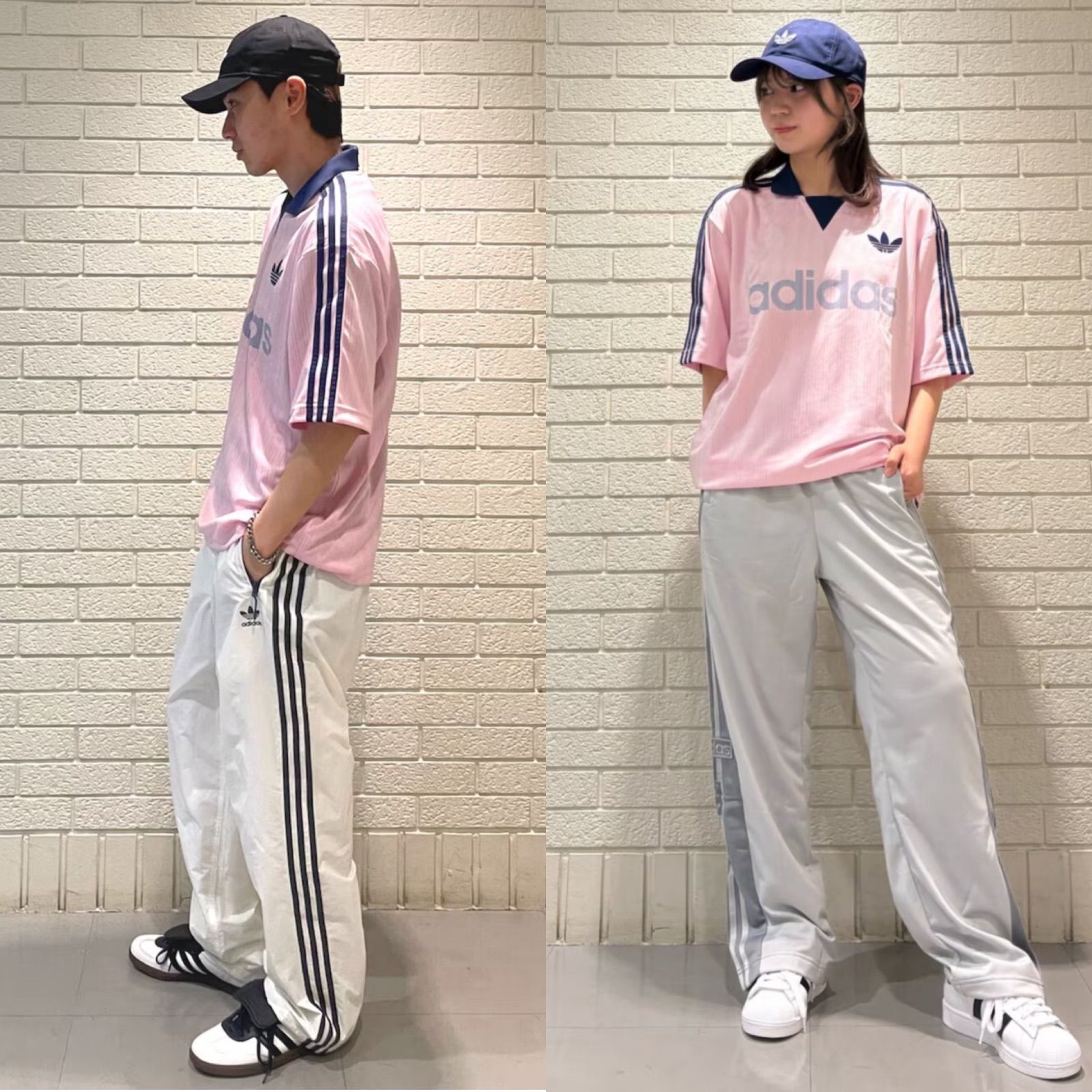 【BABYMONSTER ローラ着用】adidas 襟付きゴーリートップ 新品XL⭐️adidasゴーリートップ シャツ ベイビーモンスター