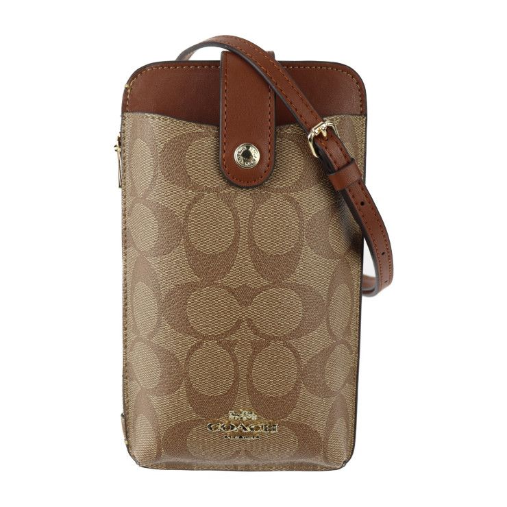 COACH コーチ スマホショルダー ショルダーバッグ C7397 PVC レザー 