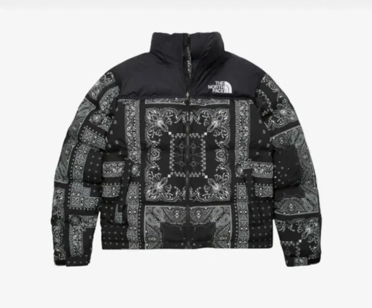 【雷市場（ポンジャン）商品韓国直送】 （ M ) ザ・ノース・フェイス バンダナ ペイズリー Nuptse(ヌプシ) 1996
