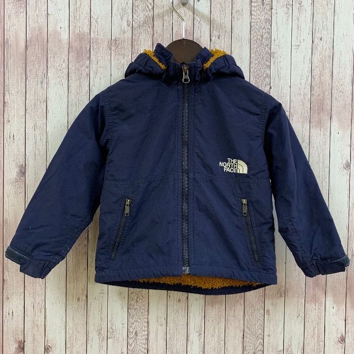 ザノースフェイス THE NORTH FACE NPJ72036 コンパクトノマドジャケット フード 中綿 防寒 ロゴ刺繍 ネイビー 紺 100 キッズ
