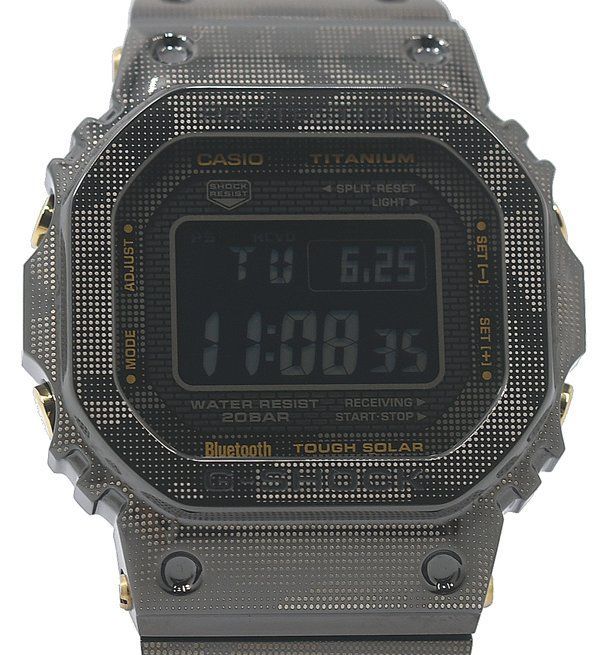 ★未使用！CASIO カシオ G-SHOCK ジーショック ORIGIN GMW-B5000TCM-1JR カモフラージュ チタン Bluetooth対応 電波ソーラーメンズ★