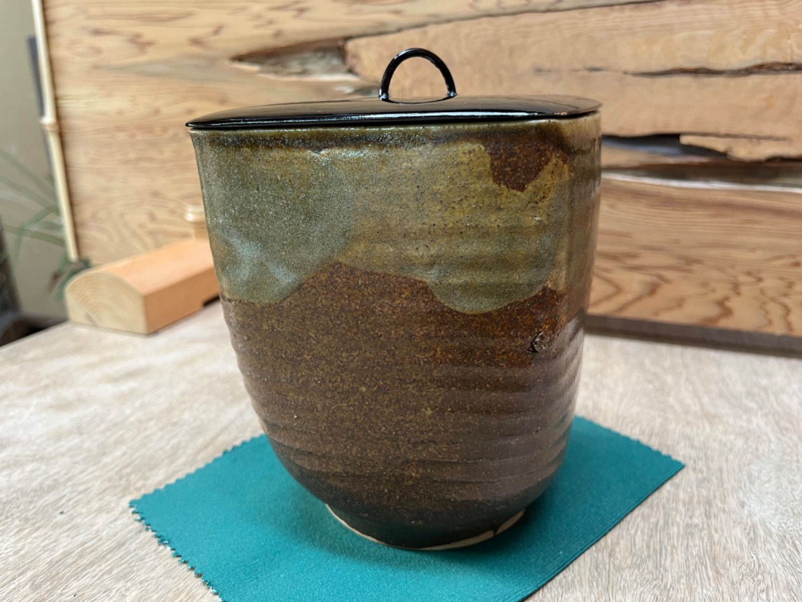 茶道具・水指 】 黄瀬戸 一重口、 加藤喜一作 - 茶道具 販売の佐藤大観堂 オンラインショップ 水指　黄瀬戸　茶道具