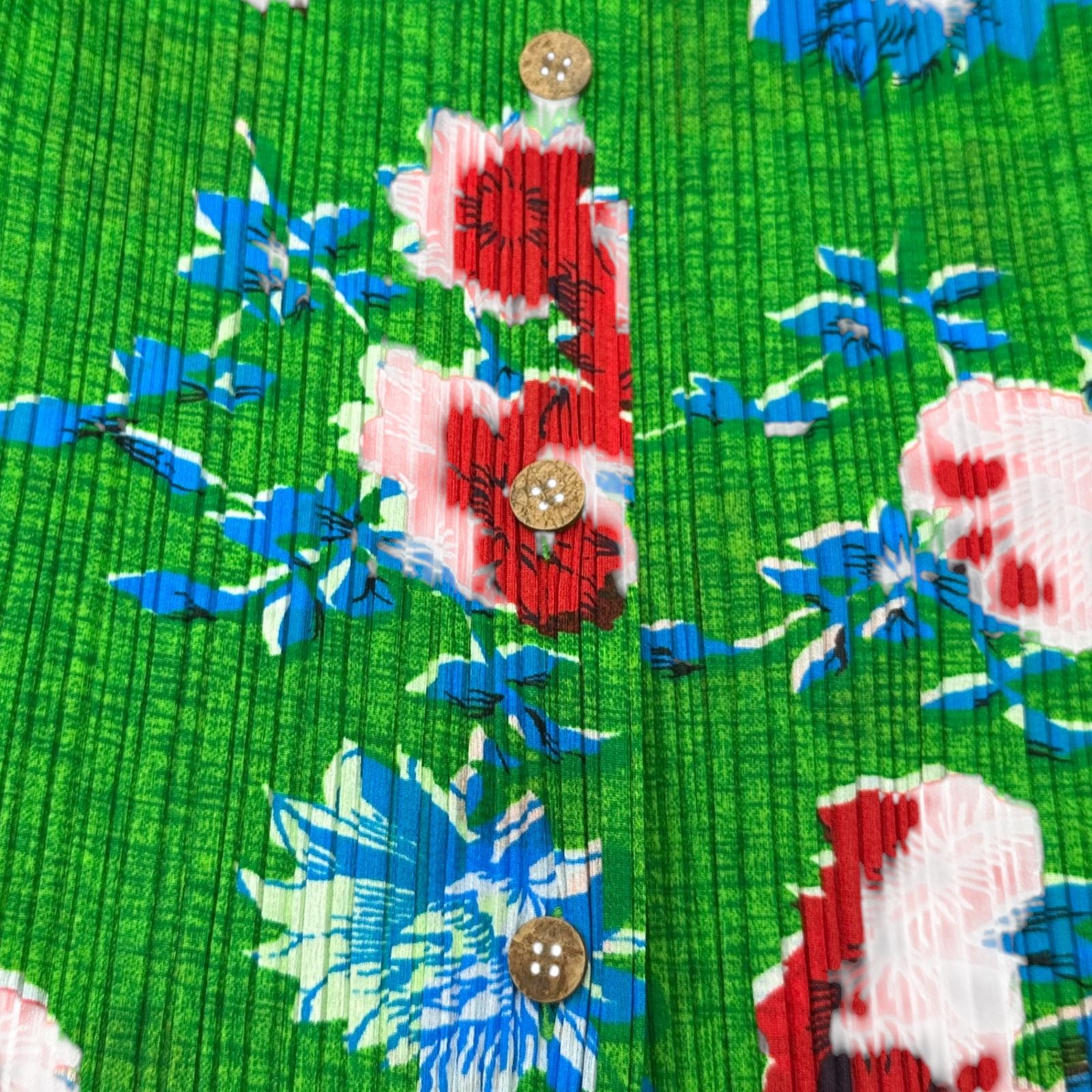 【人気沸騰】 PLEATS Sleeve Long Pleated Floral PLEASE(プリーツプリーズ) トップス