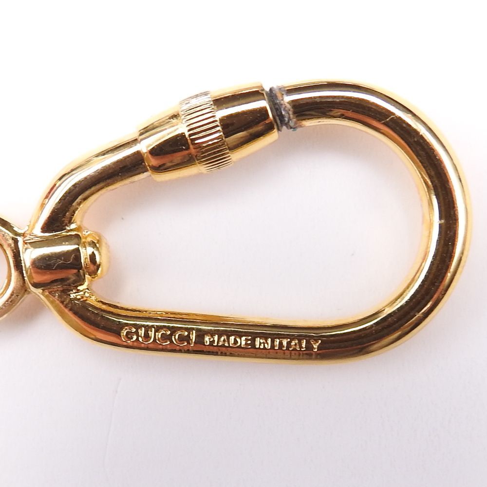 GUCCI グッチ キーホルダー ゴールド&シルバー レッド×グリーン メンズ レディース 正規品?️AAランク 現品限り