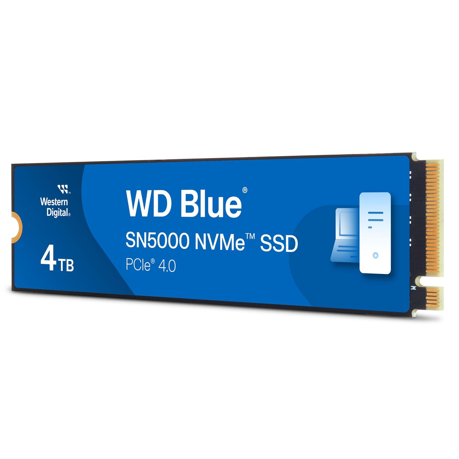 Western Digital ウエスタンデジタル 内蔵SSD 4TB WD Blue SN5000 読取り最大 5 500MB|秒 M.2-2280 NVMe WDS400T4B0E-EC 正規代理店品 4TB SN5000