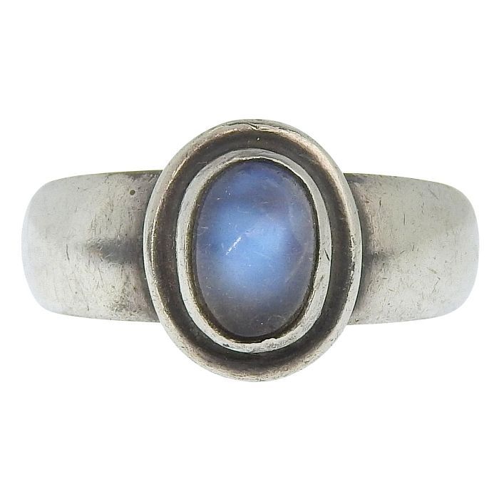 GEORG JENSEN ジョージジェンセン デザイン ムーンストーン リング 46