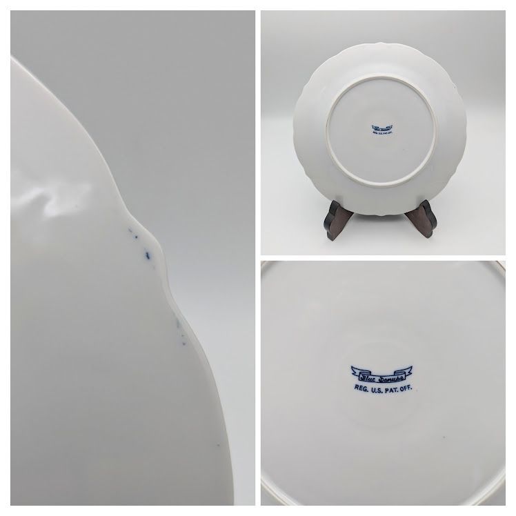 【生産停止/希少品】ブルーダニューブ/大皿 BlueDanube ブルーダニューブ透かし大皿 ☆ブルーオニオン