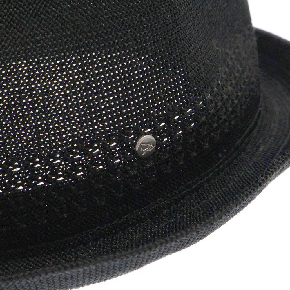 【未使用】NEW ERA ハット フェドーラ ウール メタルピン ブラック XL 未使用】NEW ERA ハット フェドーラ ウール メタルピン ブラック XL