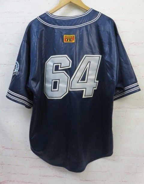 中古】FB COUNTY ｴﾌﾋﾞｰｶｳﾝﾃｨｰ ﾍﾞｰｽﾎﾞｰﾙｼｬﾂ ｹﾞｰﾑｼｬﾂ ﾌﾞﾙｰ系 L