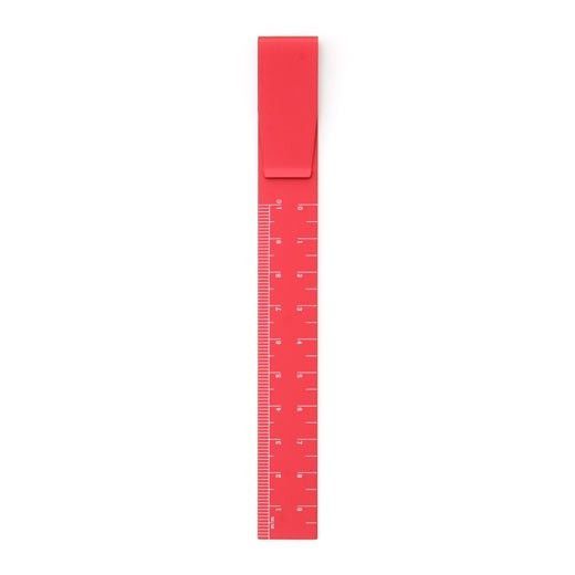 (まとめ）《ハイタイド》クリップルーラー 10cm PI FK029-PI 【×20セット】