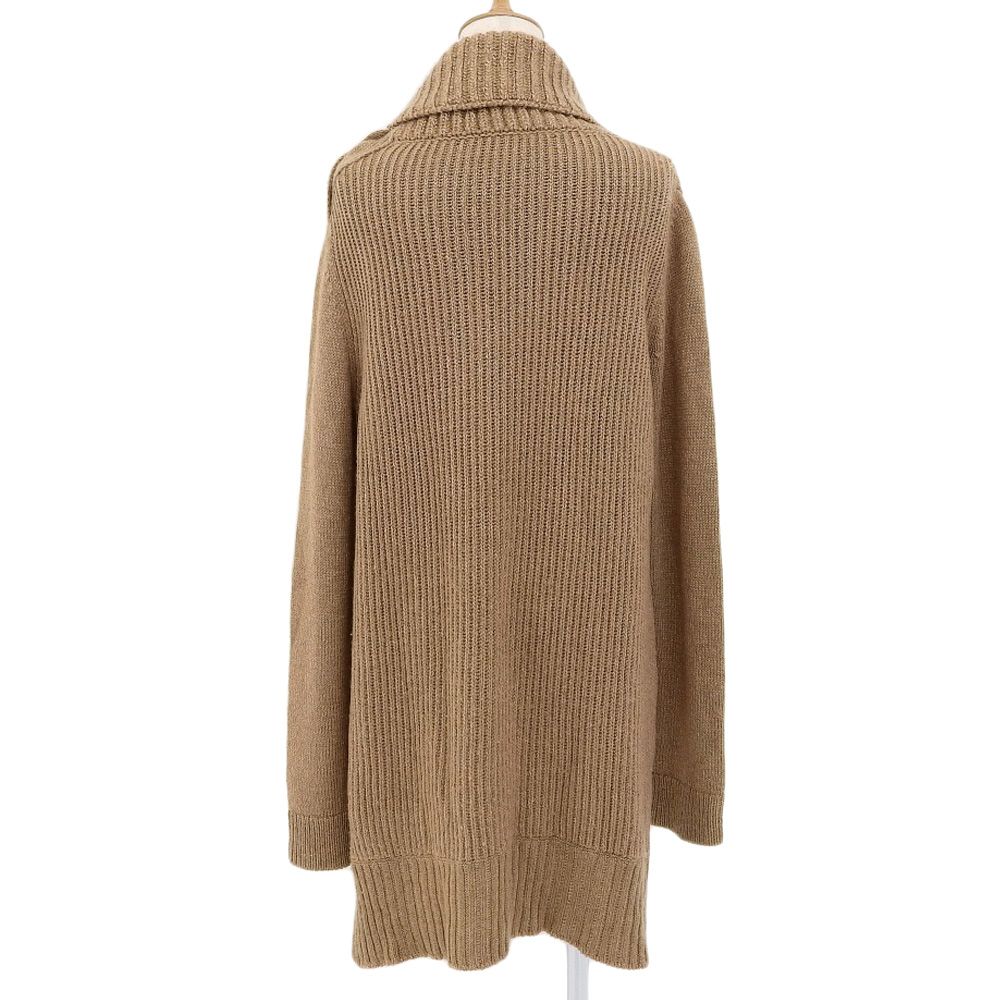 CELINE セリーヌ by Phoebe Philo フィービー期 ロールネック スリットニット トップス レディース カシミヤ混 キャメル S CELINE セリーヌ by Phoebe Philo フィービー期 ロールネック
