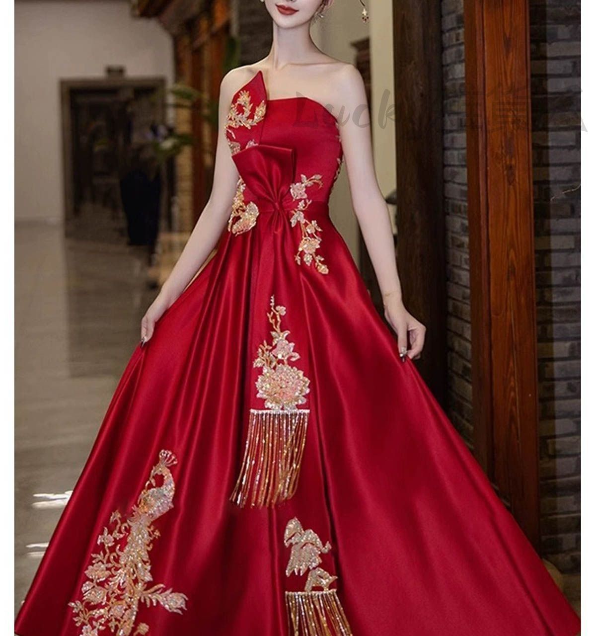 スリットストレッチマーメイドドレス誕生パティーステージ演奏会キャバナイトクラブ マーメイドロングドレス演奏会ステージ誕生二次会パティーキャバ