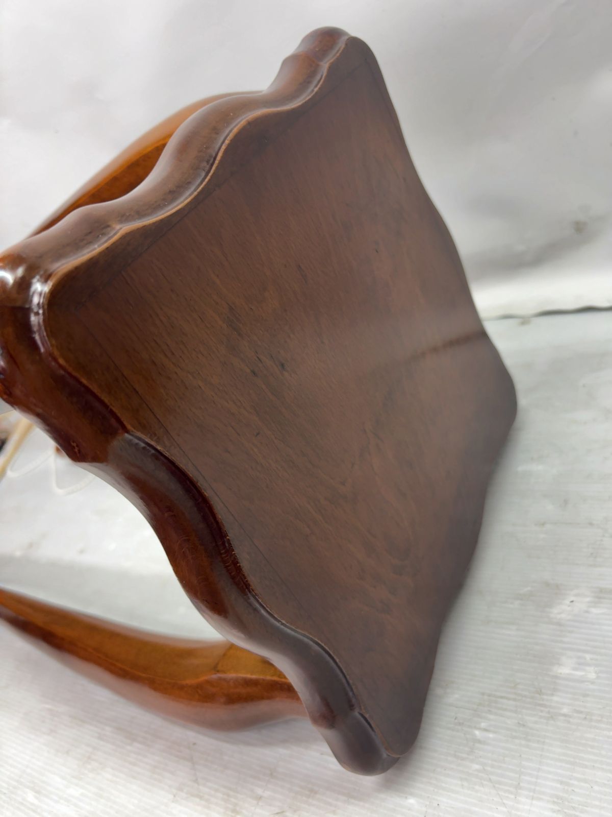 カリモク家具 猫足 コンソール 花台 サイドテーブル コーナーラック 10c02.4 MARWIL-DEMENAGEMENTS_CH