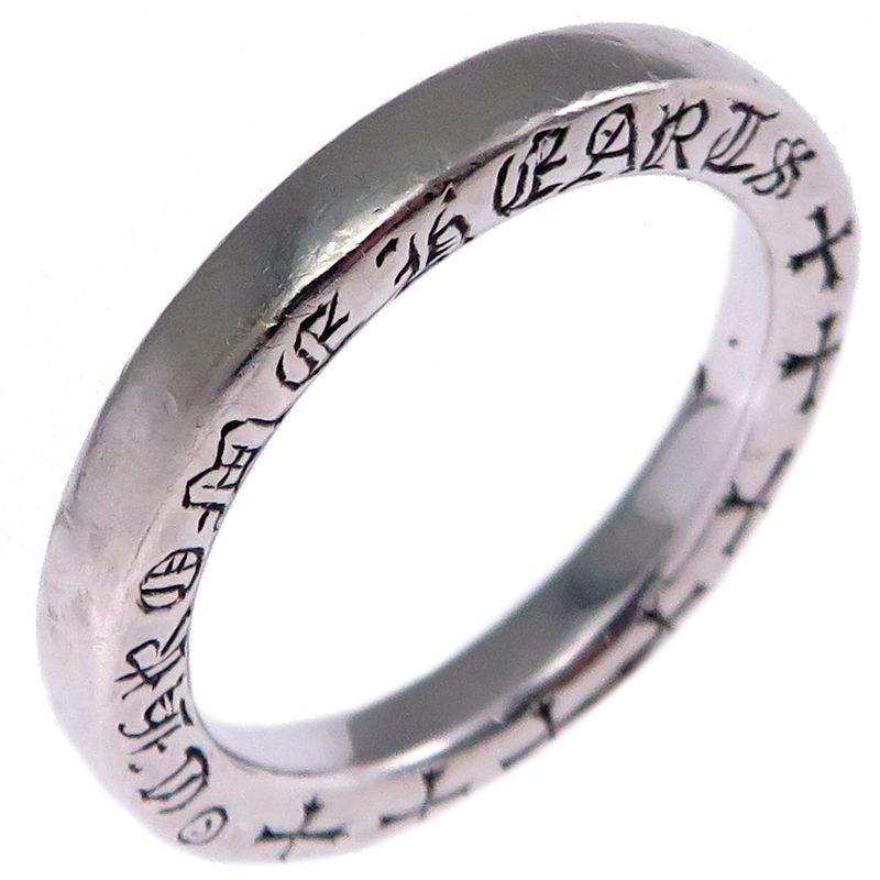Chrome Hearts キーパーリング＊22号＊オニキス パヴェ クロムハーツ