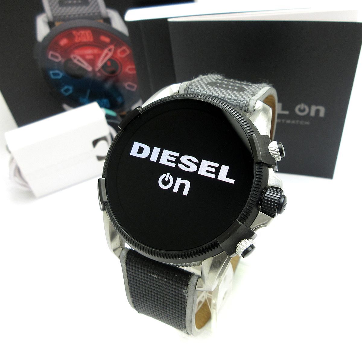 ディーゼル フルガード スマートウォッチ メンズ 黒 デジタル DZT2012 DIESEL ON Full Guard 2.5 箱 保証書 -  メルカリ