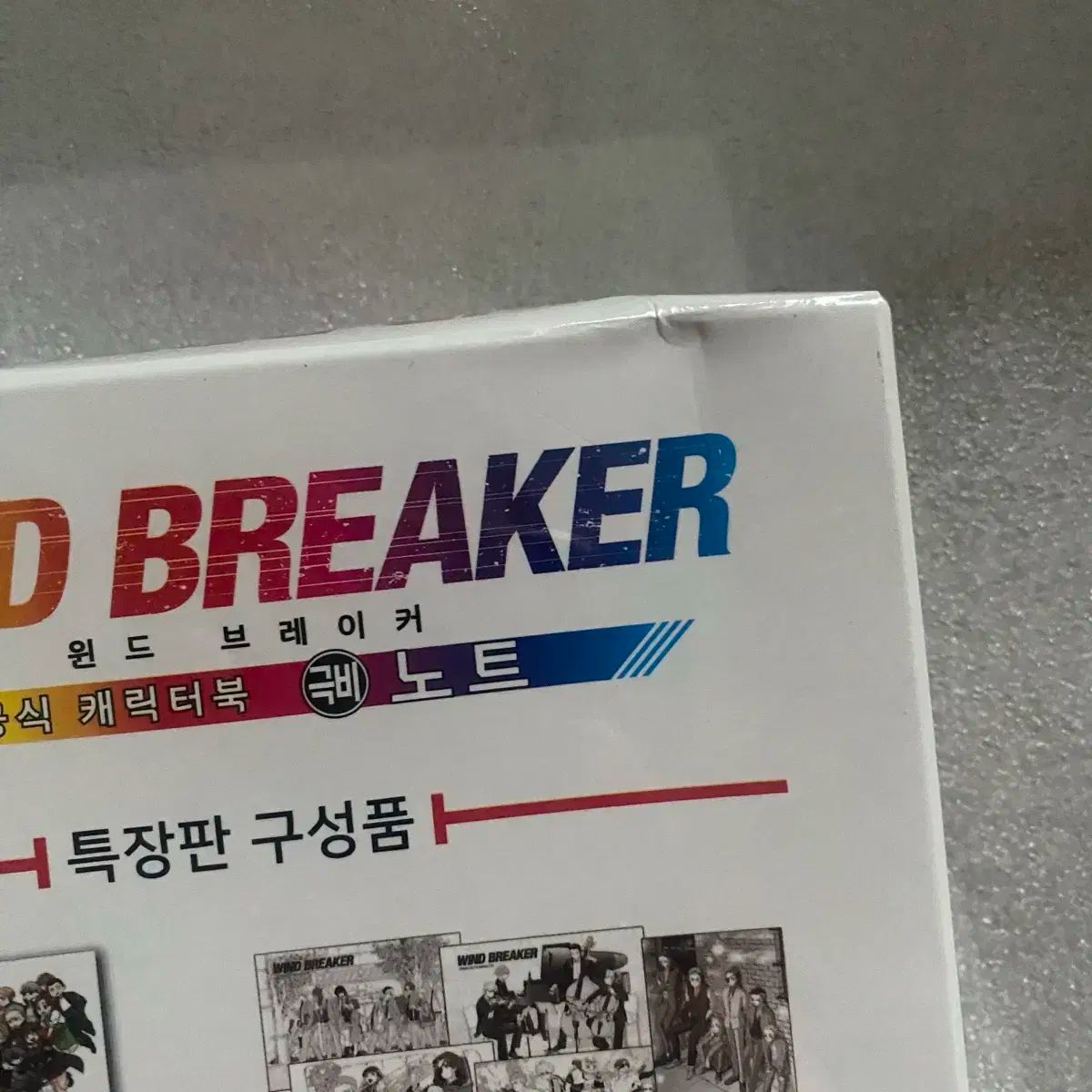 ウィンドブレーカー キャラクターBOOK 秘ノート 特装版 ＋ アコーディオン はがき 特典 ウィンドブレーカー