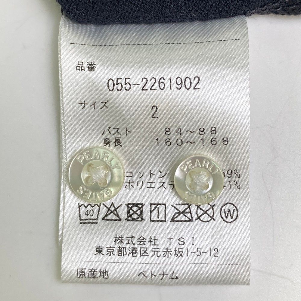 サイズ：2 PEARLY GATES パーリーゲイツ 055-2261902 長袖