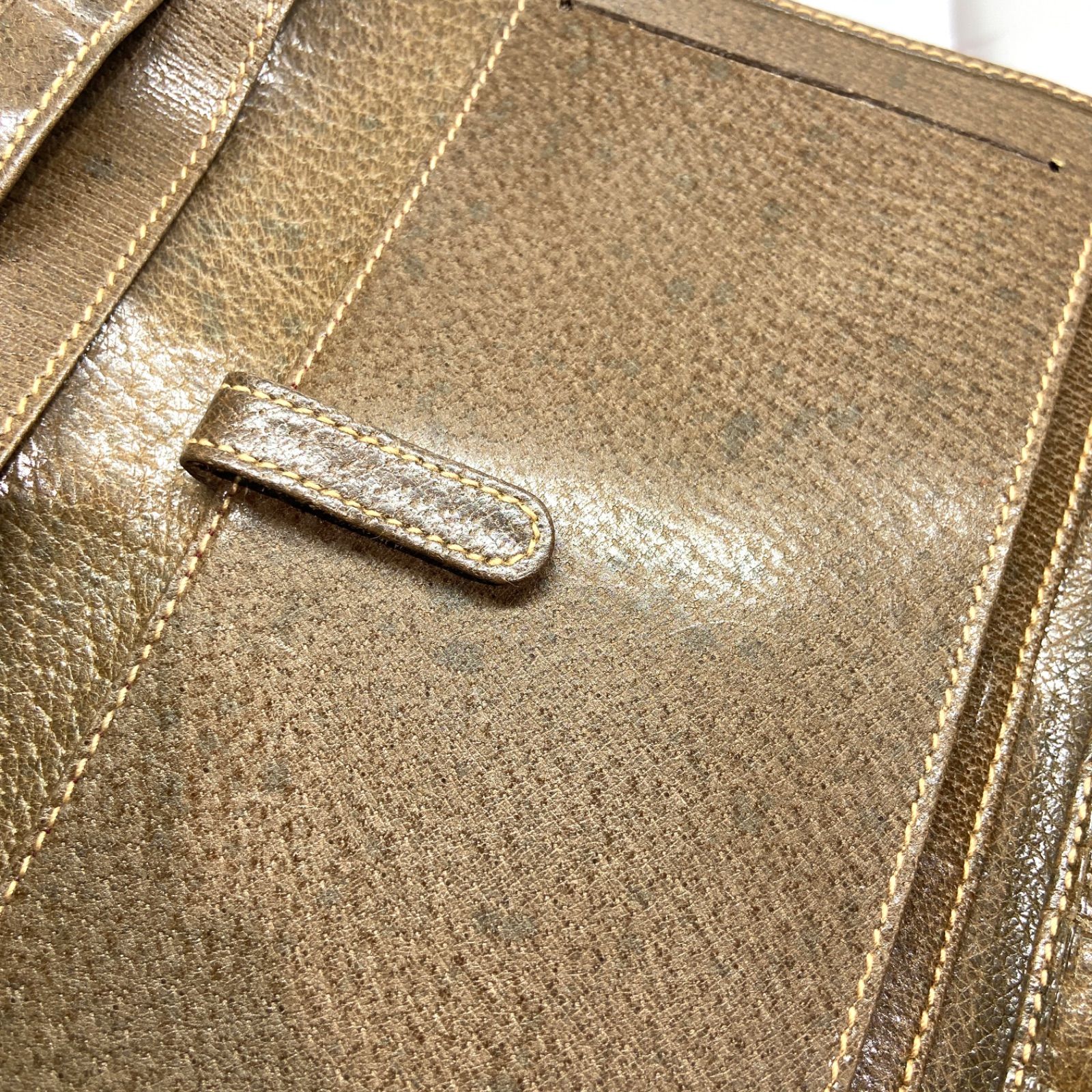 GUCCI グッチ オールドグッチ シェリーライン レザー 長財布 ブラウン GUCCI グッチ オールドグッチ シェリーライン レザー 長財布