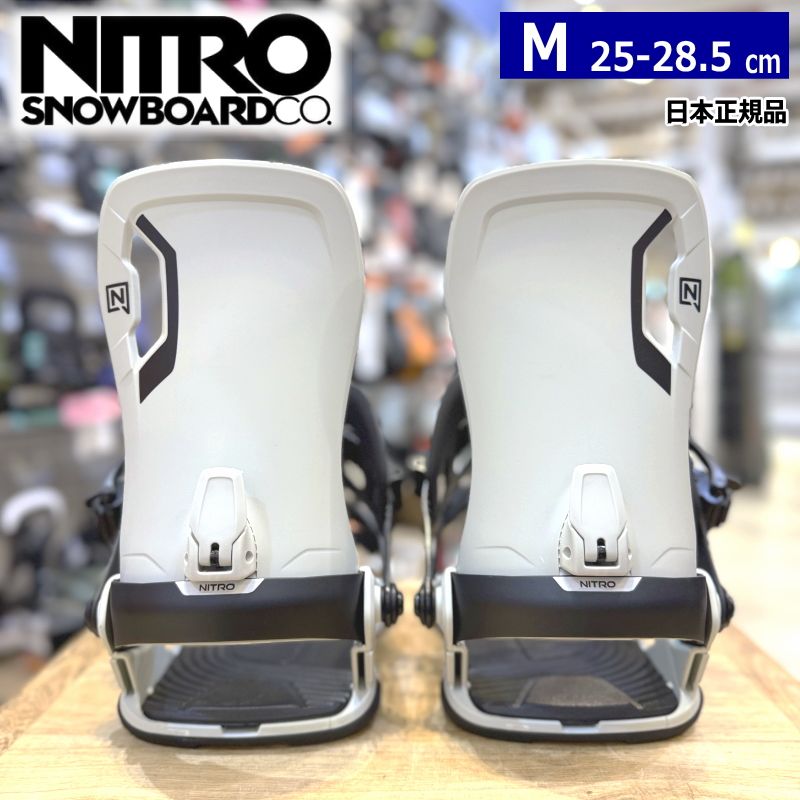 25-26 NITRO TALENT ｶﾗｰ Natural Gray Mｻｲｽﾞ ナイトロ メンズ スノーボード バインディング 日本