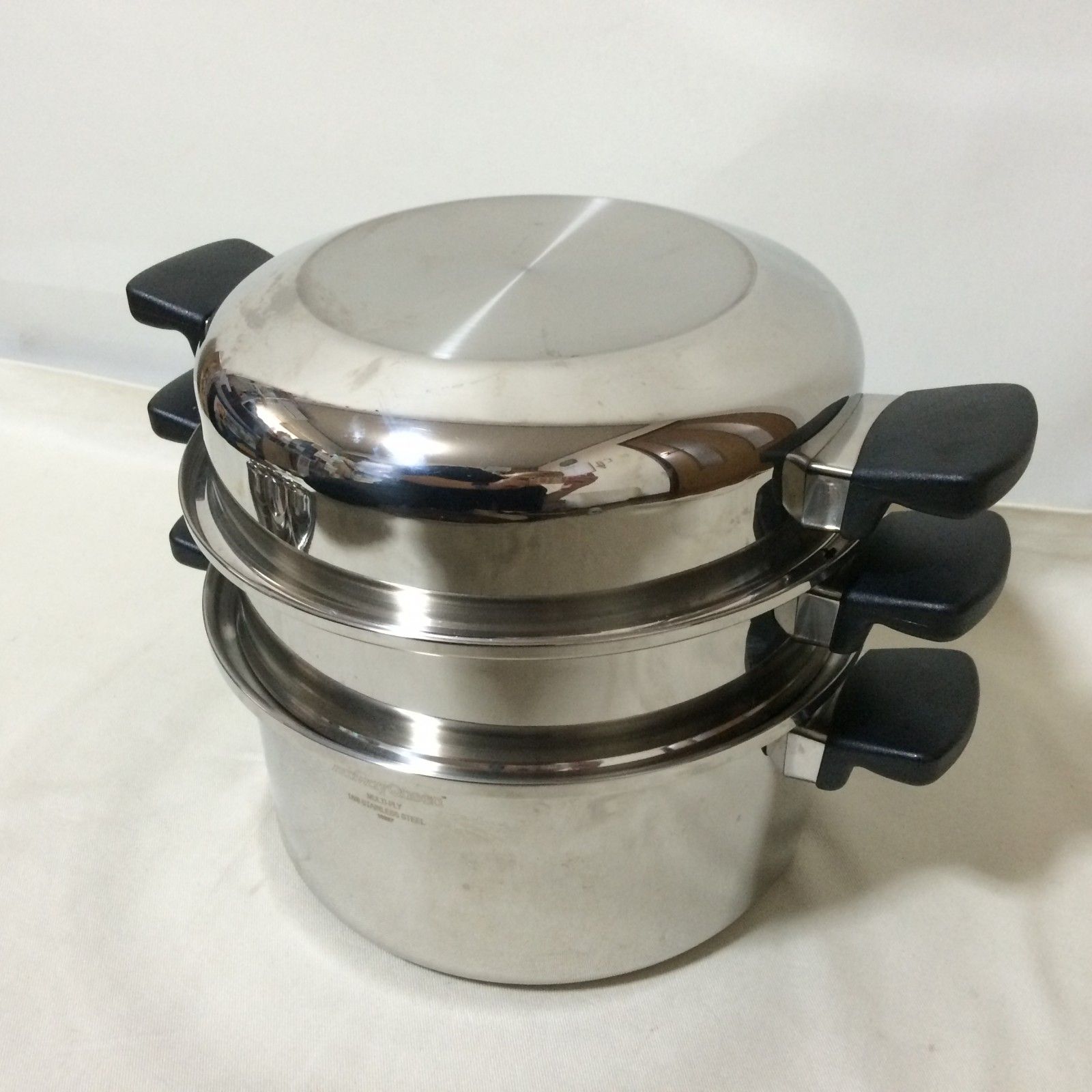 W389 Amway アムウェイ クイーン シチューパン セット 6L 鍋 蒸し器 