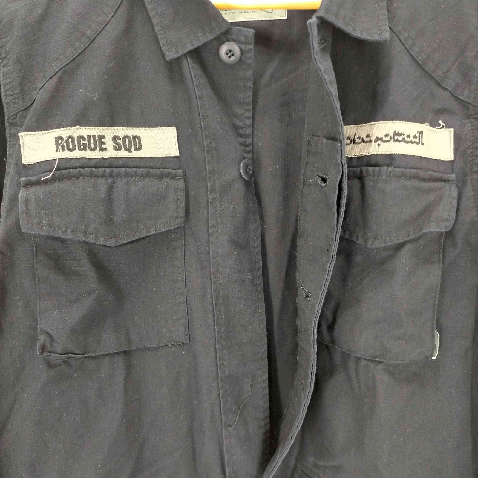 ダブルタップス WTAPS 初期タグ クロスボーンミリタリーリップストップ